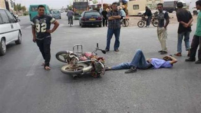 إصابة 6 أشخاص إثر حادث تصادم تروسيكل وسيارة ملاكي في الفيوم