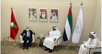   وزير الإنتاج الحربي يتفقد جناح الإمارات بمعرض الدفاع ويلتقي وزير الصناعة السعودي