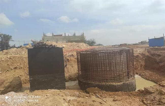صرف اسكندرية تتابع  حياة كريمة في مجال الصرف الصحي ببرج العرب 