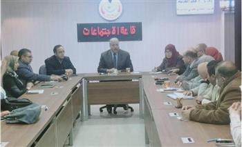 صحة القليوبية تناقش توفير متطلبات العلاج بالمستشفيات 
