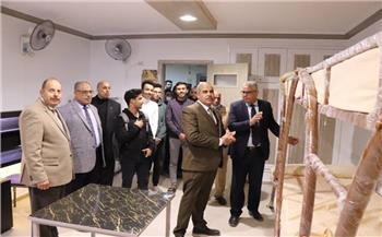 رئيس جامعة الأزهر يشيد بنموذج الغرف بالمدينة الجامعية للطلاب بعد تجديدها