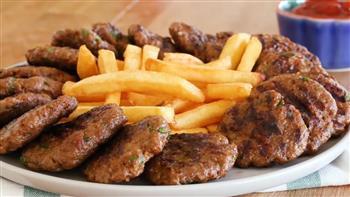 طريقة الكفتة المقلية 