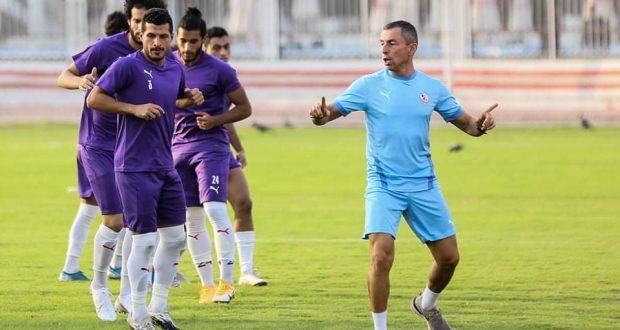 تدريبات استشفائية لأساسيين  الزمالك أمام الجونة