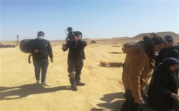 «ناشيونال جيوجرافيك» تصور فيلمًا وثائقيًا عن هرم هوارة بالفيوم