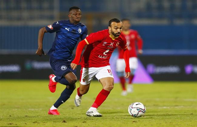 شاهد.. ثلاثية الأهلى فى شباك بيراميدز 