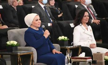 السيدة انتصار السيسى : المرأة المصرية شريكة فى بناء الوطن