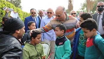   وزير التنمية المحلية ومحافظ القاهرة يشهدان احتفالية القاهرة يوم اليتيم بحديقة الأزهر 