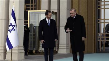   أردوغان يبحث مع نظيره الإسرائيلى  العلاقات الثنائية والقضايا الإقليمية