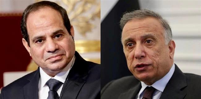 الرئيس السيسي يهنئ هاتفيا رئيس وزراء العراق بحلول شهر رمضان