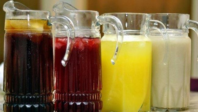 عصائر ومشروبات على مائدة رمضان