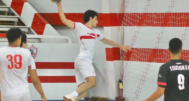 مرتبط الزمالك 2002 يفوز عل الشمس في دوري المحترفين لكرة اليد