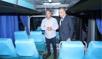   وزير النقل يدشن المرحلة الأولي من خدمات نقل الركاب بسوهاج