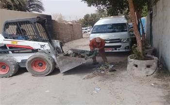   إستمرار أعمال النظافة بجميع مدن ومراكز وقري محافظة قنا