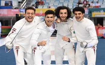منتخب الشباب يتأهل لنهائي بطولة العالم للسلاح بدبي ويضمن ميدالية لمصر