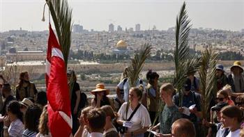   المسيحيون يحيون أحد الشعانين في القدس