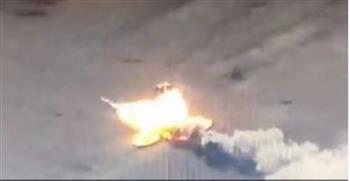   «القوات الأوكرانية» ترصد لحظات انفجار دبابة روسية.. فيديو