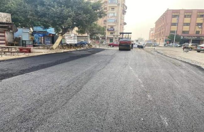 استكمال رصف شوارع دسوق