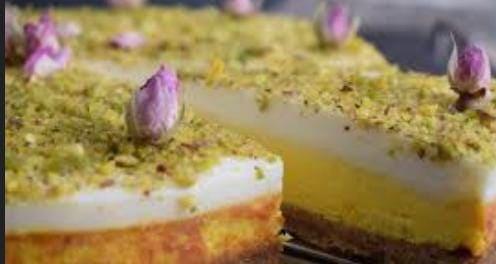 طريقه عمل تشيز كيك المهلبية بالزعفران