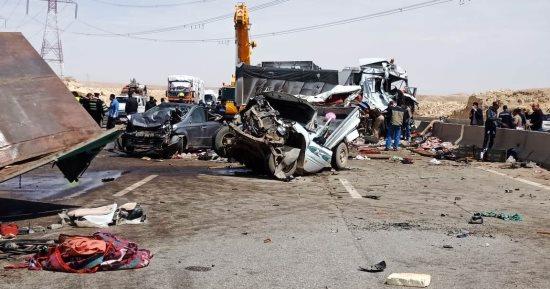 إصابة 7 أشخاص فى حادث تصادم بالشرقية