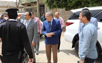 محافظ المنيا يتفقد مبنى تدريب الرائدات الريفيات بقرية زهرة