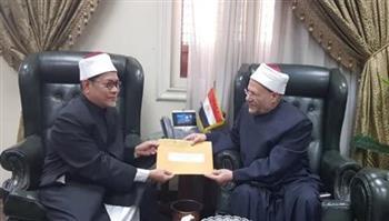 مفتي الجمهورية يبحث تعزيز التعاون مع وفد ديني تايلاندي