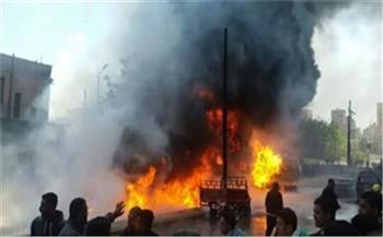السيطرة على حريق فى شونة بصل واحتراق 35 طنا في الدقهلية