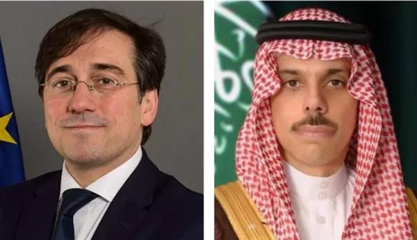 وزير الخارجية السعودي يبحث مع نظيره الإسباني العلاقات الثنائية
