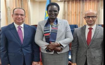   السفير المصري لدى جنوب السودان يلتقى مع نائبة رئيس الجمهورية