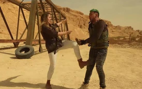 شاهد رد فعل عائشة بن أحمد بعد اكتشاف مقلب رامز جلال