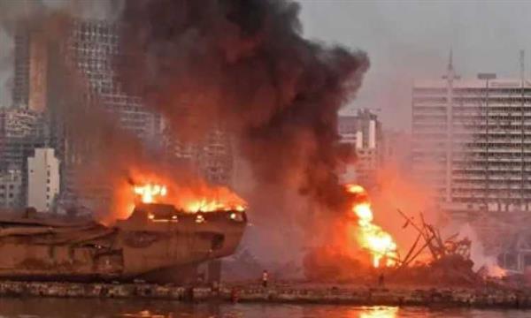 انفجار هائل يهز منطقة فى لبنان