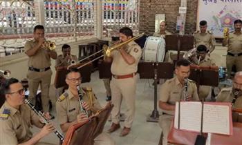   فرقة فى الشرطة الهندية تعزف أغنية «يا مصطفى» 