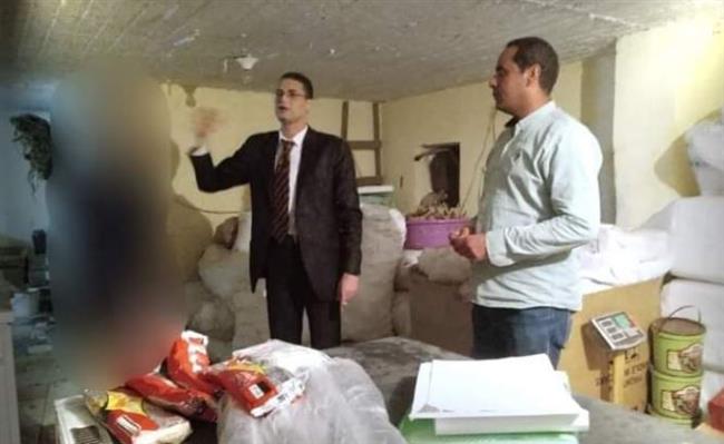 ضبط نصف طن كفتة فاسدة وسلع مجهولة المصدر في المنوفية