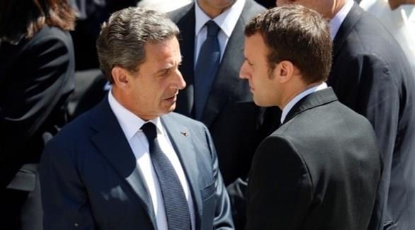 ساركوزى يعلن تأييده لماكرون فى سباق الرئاسة الفرنسية