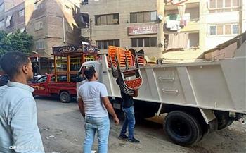   تواصل حملات النظافة والتجميل ورفع الإشغالات في كفر الشيخ