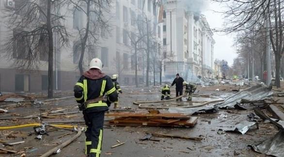 أوكرانيا تتهم روسيا بالاستمرار فى قصف ماريوبول