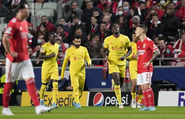 موعد مباراة ليفربول ضد بنفيكا فى إياب ربع نهائى أبطال أوروبا