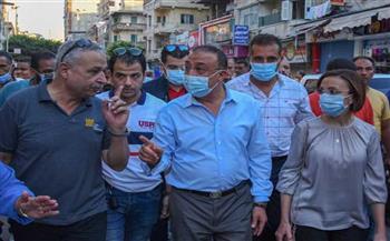   محافظ الإسكندرية يقود حملة لمتابعة الأسواق بحي وسط المدينة