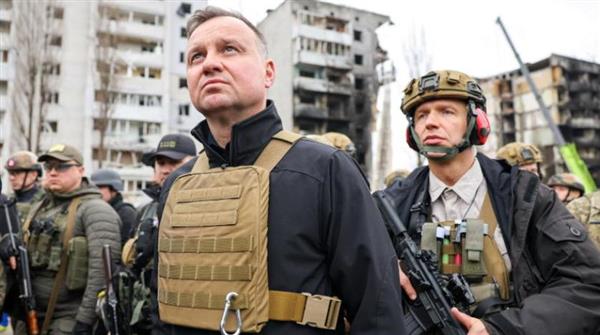 الرئيس البولندى من كييف: هذه ليست حربًا بل إرهاب روسى