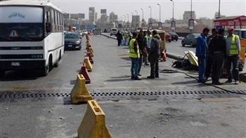 تحويلات مرورية بمدينة نصر  لإصلاح أضرار حادث كوبرى المشير أبو غزالة