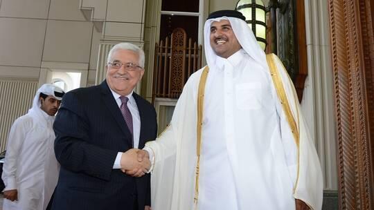 الشيخ تميم يبحث مع عباس وهنية الأوضاع الخطيرة بفلسطين