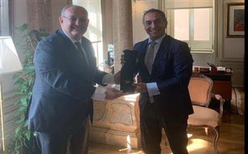 السفير وائل النجار يلتقى مدير الوكالة البرتغالية للتعاون واللغة لبحث التعاون بين البلدين