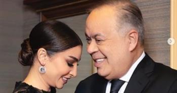 أشرف زكى يهنئ روجينا بعيد ميلادها