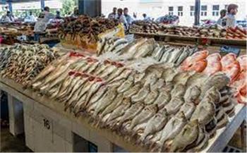   استقرار أسعار الأسماك في سوق العبور اليوم 
