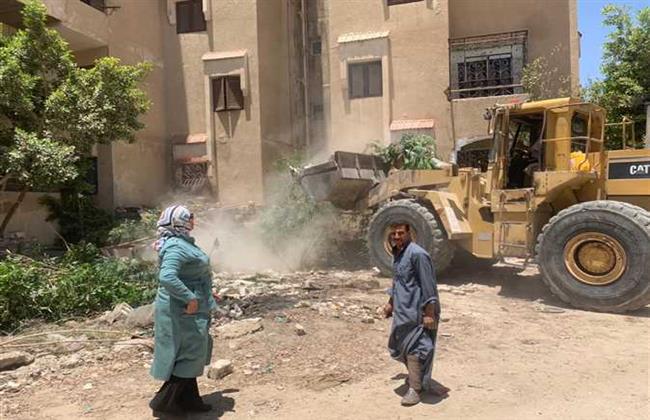 تكثيف أعمال النظافة بمركز الفيوم
