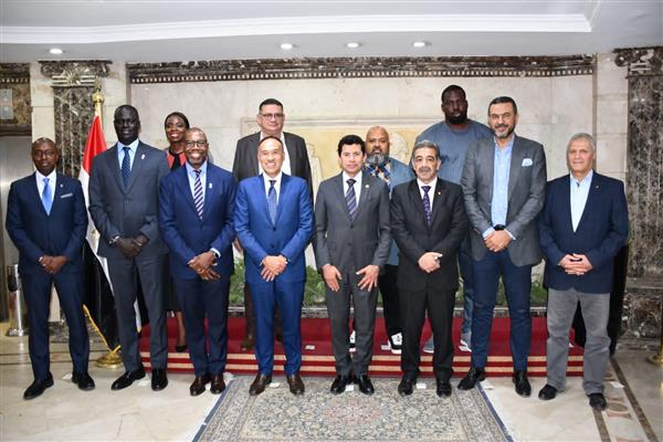 وزير الرياضة  يوقع بروتوكول تعاون بين الوزارة مع  NBA Africa بحضور الاتحاد المصري لكرة السلة