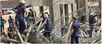   مفاجأة.. مسلمون وإقباط تحت انقاض سقف المسجد المنهار بمدينة بدر 