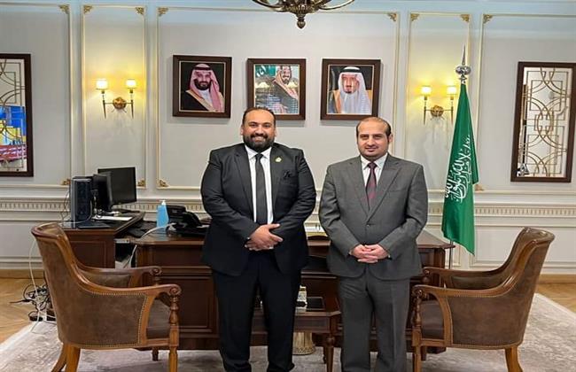 قنصل السعودية يبحث مع النائب الرشيدى العلاقات التاريخية بين مصر والسعودية 