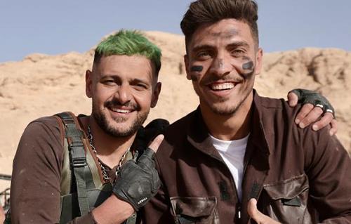 رامز جلال ينشر صورة لمحمد شريف ويعلق «شريف بعد المقلب المخيف»