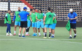 مسحة أخيرة للاعبي المصري قبل مواجهة مازيمبي غدًا