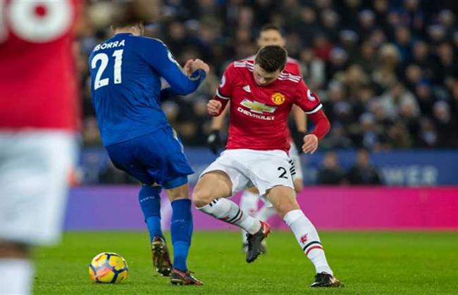 مانشستر يونايتد يتعادل مع ليستر سيتى 1 - 1 فى الدورى الإنجليزى